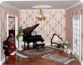 Das Musikzimmer.